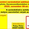 Szentévi buszos zarándoklat jubileumi templomokba