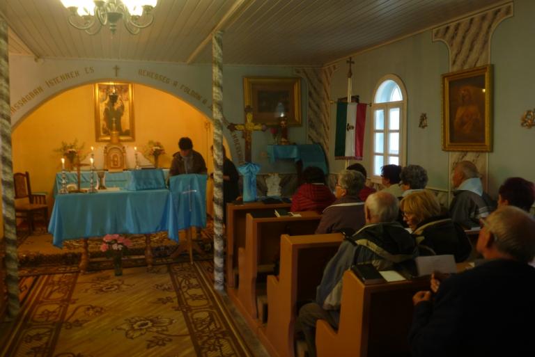 A borzsovai templomban