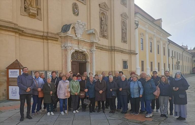 A morvaországi zarándokok csoportja (Fotó: Mária Út Felvidéken)