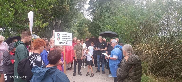 Lelki percek Ďurčo Zoltán atyával (Fotó: Via Mariae pt.)