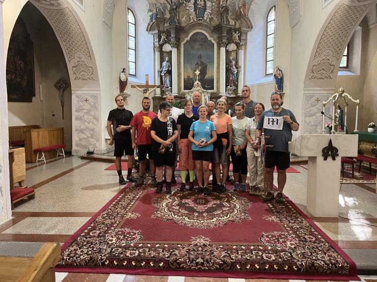 1Úton az Ipoly-mentén augusztus 16-án (Fotó: Via Mariae pt.)