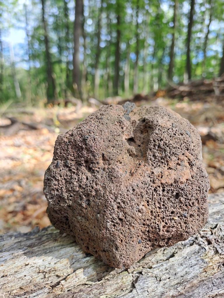 A vulkáni fennsík egy darabkája