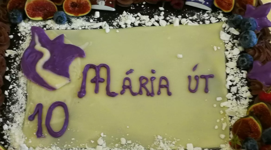 Jubileumi tortát is sütöttek az eseményre Fotó: Nagy-Miskó Ildikó