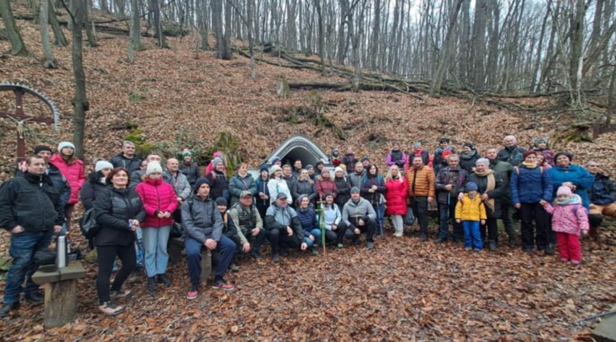 Zarándoklat Gyertyaszentelő Boldogasszony napján (Fotó: Mária Út Felvidéken)