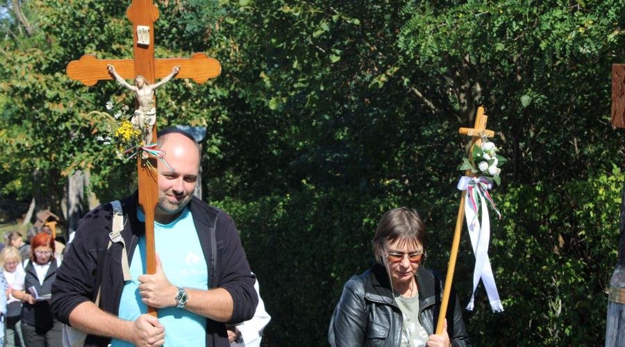 Zarándokok az Esterházy János-emlékünnepen (Fotó: Bartalos Nikolas/Felvidék.ma)
